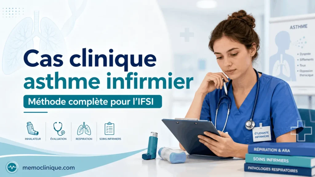 cas clinique asthme infirmier