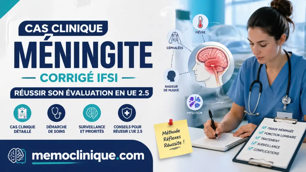Cas clinique méningite corrigé IFSI
