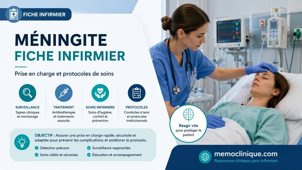 Méningite Fiche Infirmier : Le Guide Complet pour Réussir l’UE 2.5 en IFSI (2026)