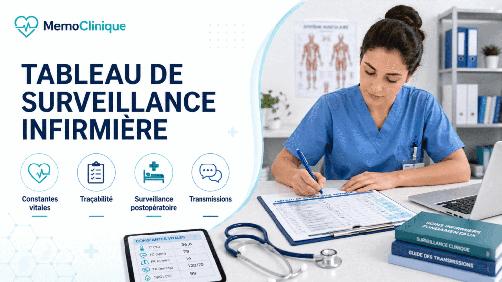 Tableau de surveillance infirmière : modèle, exemple et conseils