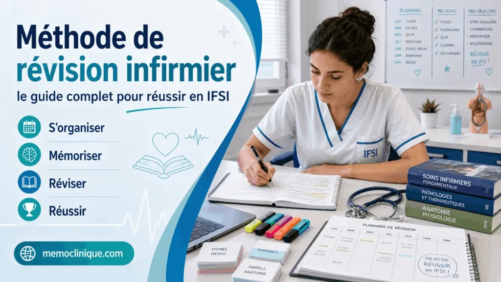 Méthode de révision infirmier : le guide complet pour réussir en IFSI