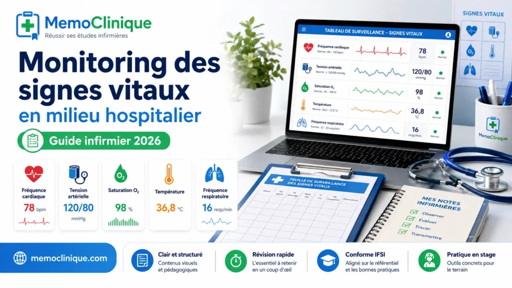 Monitoring des signes vitaux en milieu hospitalier : guide infirmier 2026