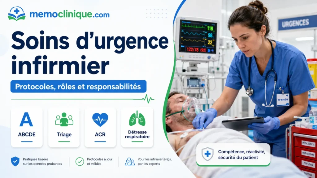 Soins d’urgence infirmier protocoles, rôles et responsabilités