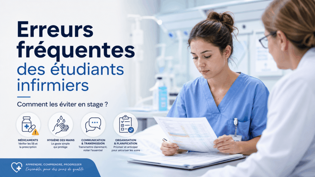 erreurs fréquentes des étudiants infirmiers en stage IFSI
