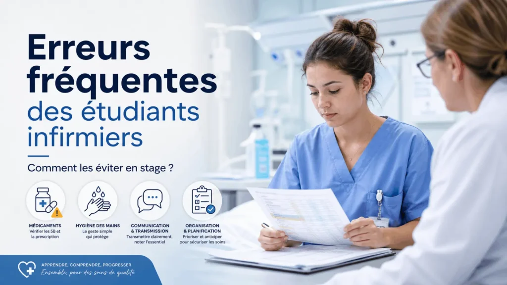 Erreurs fréquentes des étudiants infirmiers : comment les éviter en stage