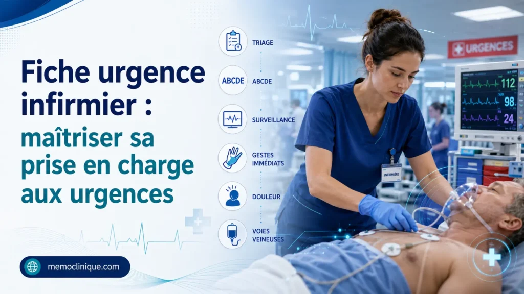 fiche urgence infirmier