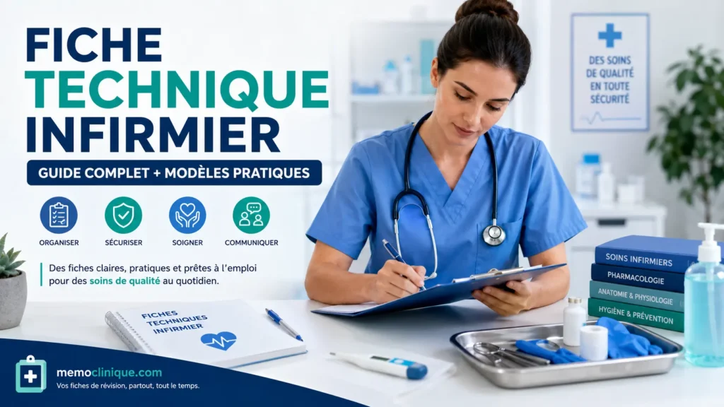 fiche technique infirmier guide complet memoclinique