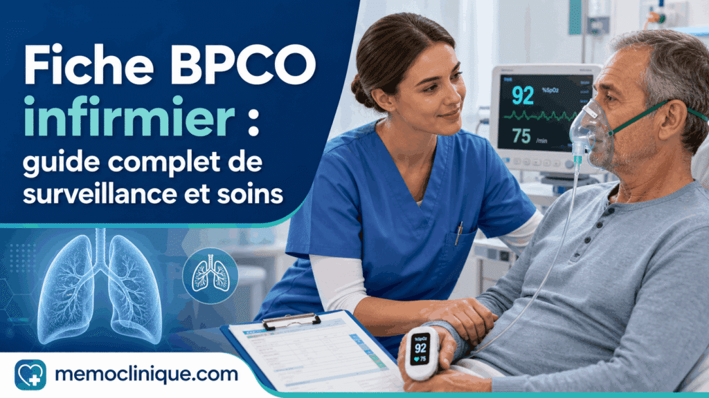 fiche BPCO infirmier surveillance patient respiratoire