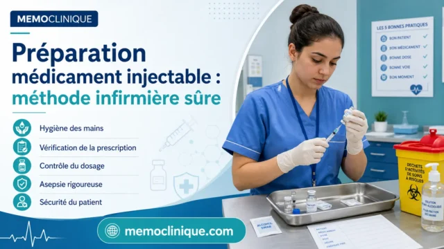 Préparation médicament injectable guide infirmier